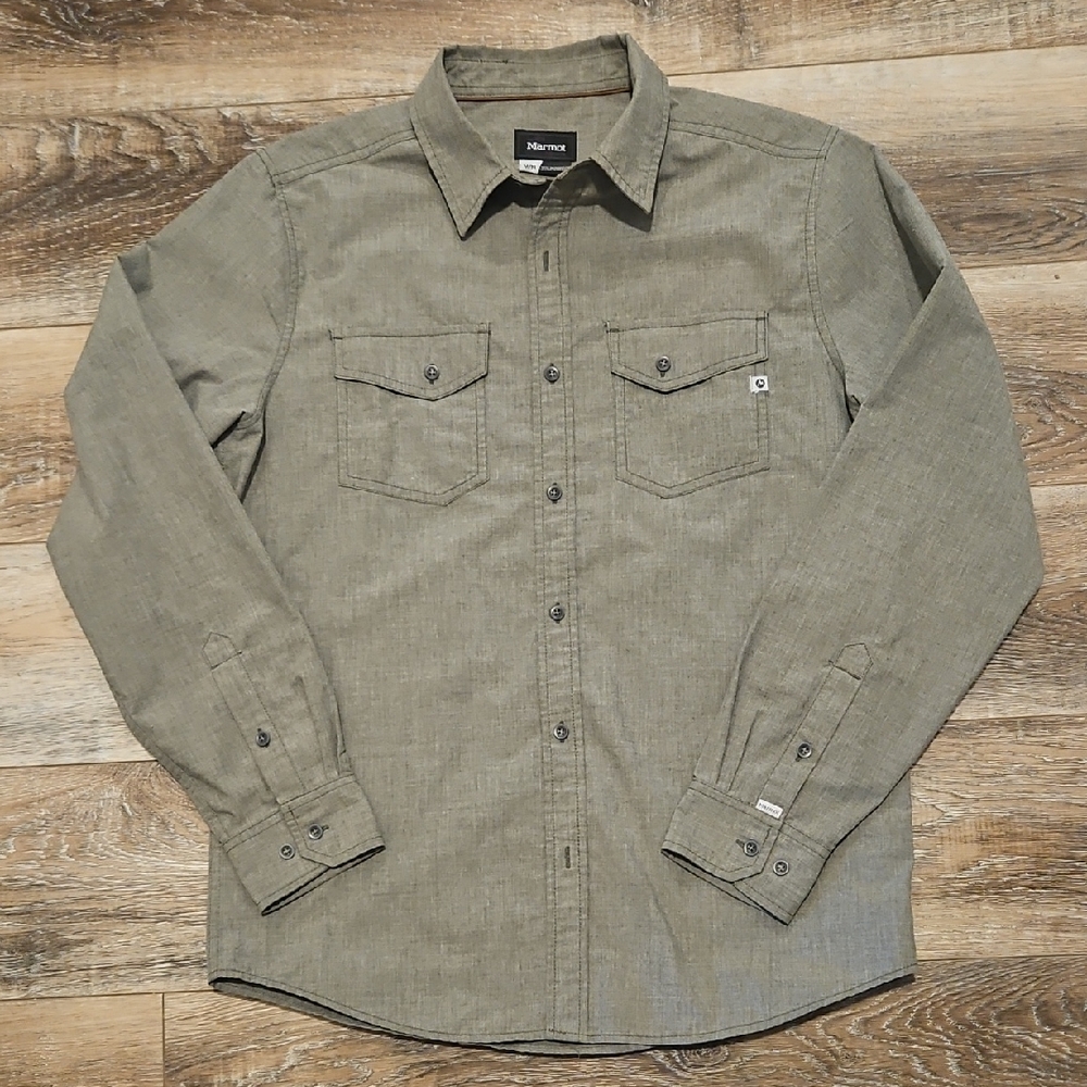 Marmot Mens Long Sleeve Button Down Shirt